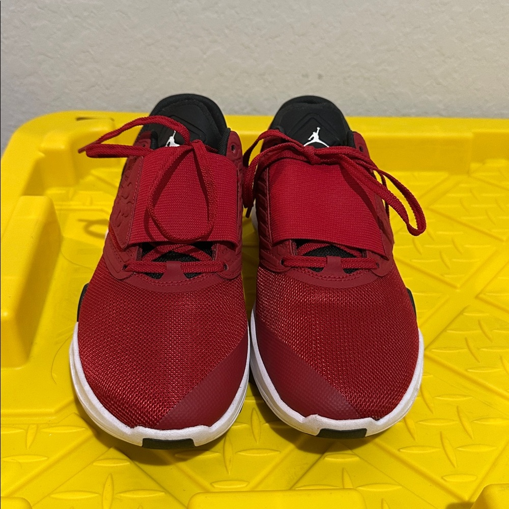 Red Jordan Athletic Sneakers